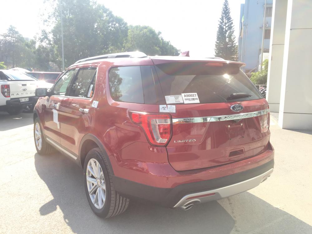 Ford Explorer Limited 2018 - Bán ô tô Ford Explorer Limited 2018, màu đỏ, nhập khẩu, chính hãng, giao xe tại Lào Cai, lh: 0941921742