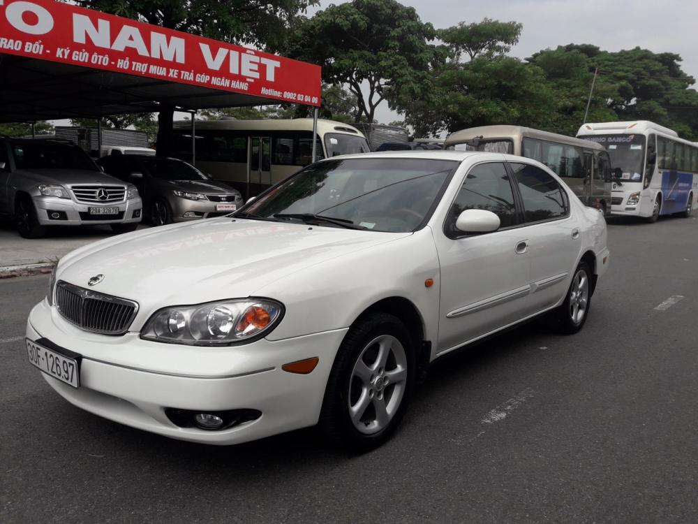 Nissan Maxima 2003 - Bán Nissan Maxima đời 2003, màu trắng, nhập khẩu