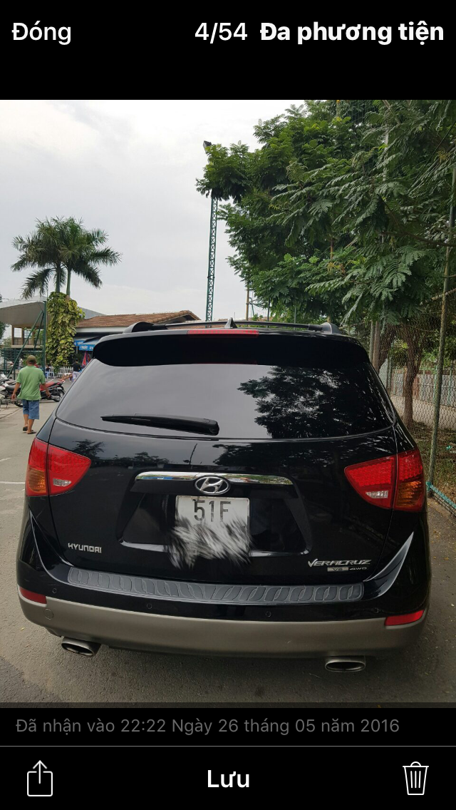 Hyundai Veracruz 2009 - Bán Hyundai Veracruz năm sản xuất 2009, màu đen, nhập khẩu nguyên chiếc, máy xăng