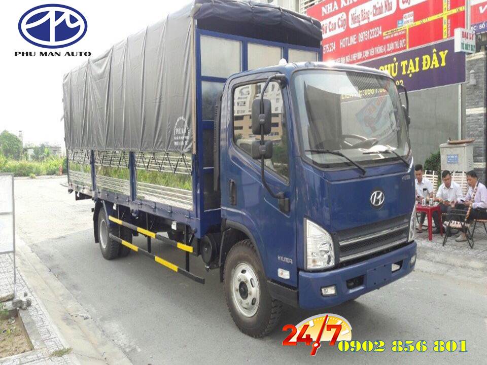Xe tải 5 tấn - dưới 10 tấn 2018 - Hyundai 7 tấn 3/ thùng hàng dài 6 mét 2
