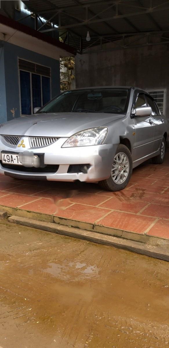 Mitsubishi Lancer GLX 1.6 AT 2005 - Bán Mitsubishi Lancer đời 2005, màu bạc