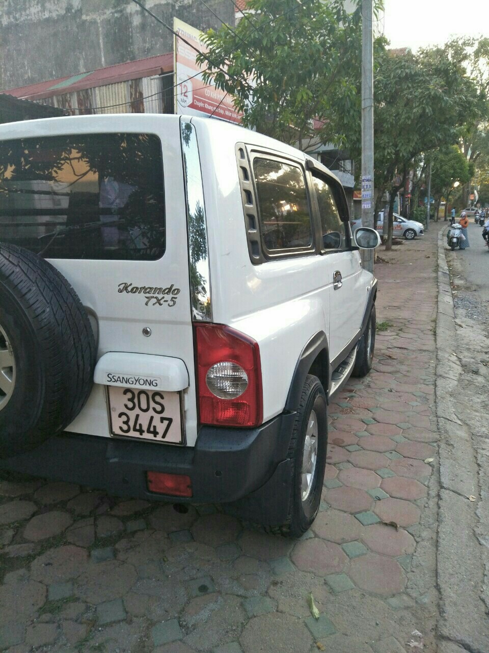 Ssangyong Korando  TX5 2005 - Bán Ssangyong Karando TX5, chính chủ, xe nhập khẩu, số tự động, máy dầu, 2 chỗ 800kg, sản xuất 2005 đăng ký LĐ 2009