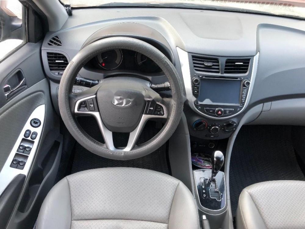 Hyundai Accent 1.4 AT 2013 - Bán Hyundai Accent 1.4 AT 2013, màu nâu, nhập khẩu, giá chỉ 425 triệu