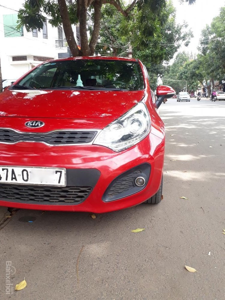 Kia Rio AT   2012 - Bán xe Kia Rio HatchBack 2012 màu đỏ nhập khẩu