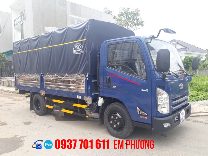 Xe tải 2,5 tấn - dưới 5 tấn 2018 - Xe tải Hyundai 3T5 IZ65 thùng mui bạt, hỗ trợ trả góp toàn quốc