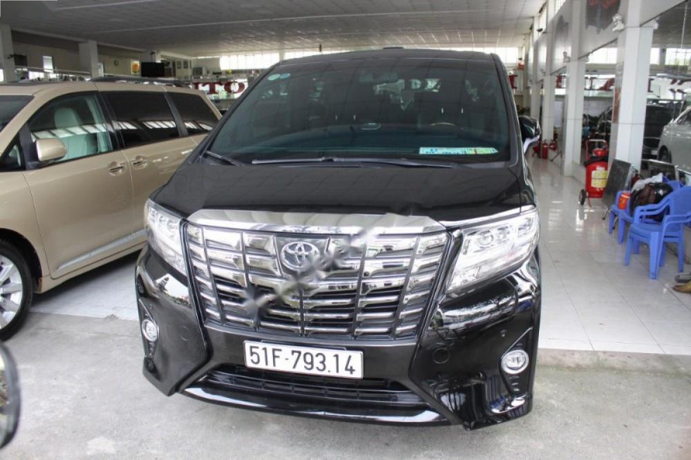 Toyota Alphard 3.5 V6 2016 - Cần bán lại xe Toyota Alphard 3.5 V6 sản xuất 2016, màu đen 