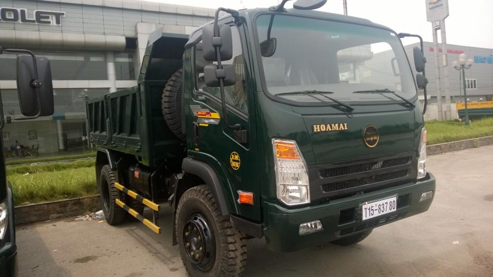 Xe tải 2,5 tấn - dưới 5 tấn 2018 - Nam Định bán xe Hoa Mai Ben 3 tấn loại tự đổ, giá tốt nhất