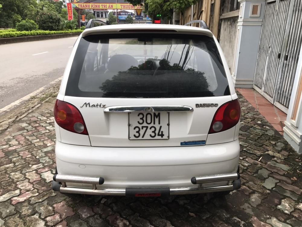 Daewoo Matiz SE 0.8 2008 - Cần bán Daewoo Matiz SE 0.8 năm 2008, màu trắng, giá chỉ 120 triệu