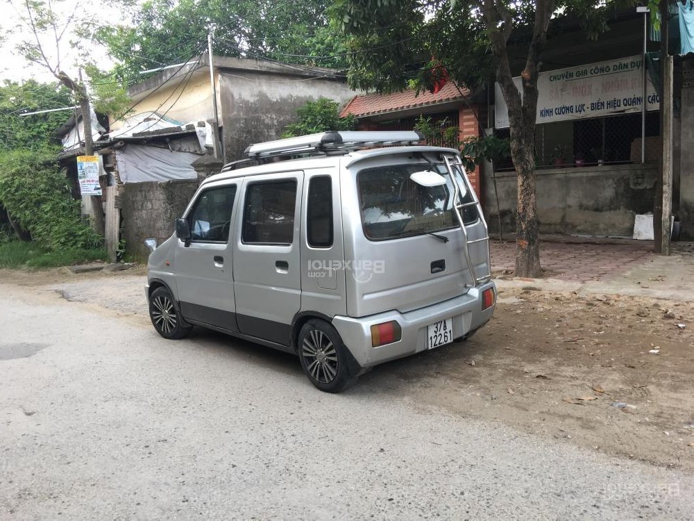 Suzuki Wagon R+   2002 - Bán gấp xe Wagon R+, màu bạc