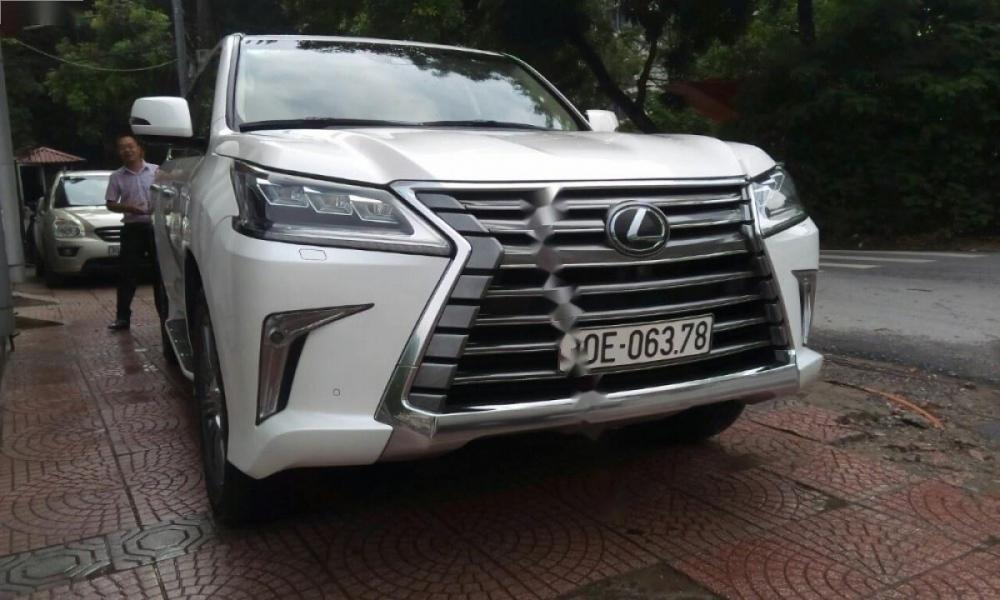 Lexus LX 570 2015 - Xe Lexus LX 570 đời 2015, màu trắng, nhập khẩu như mới