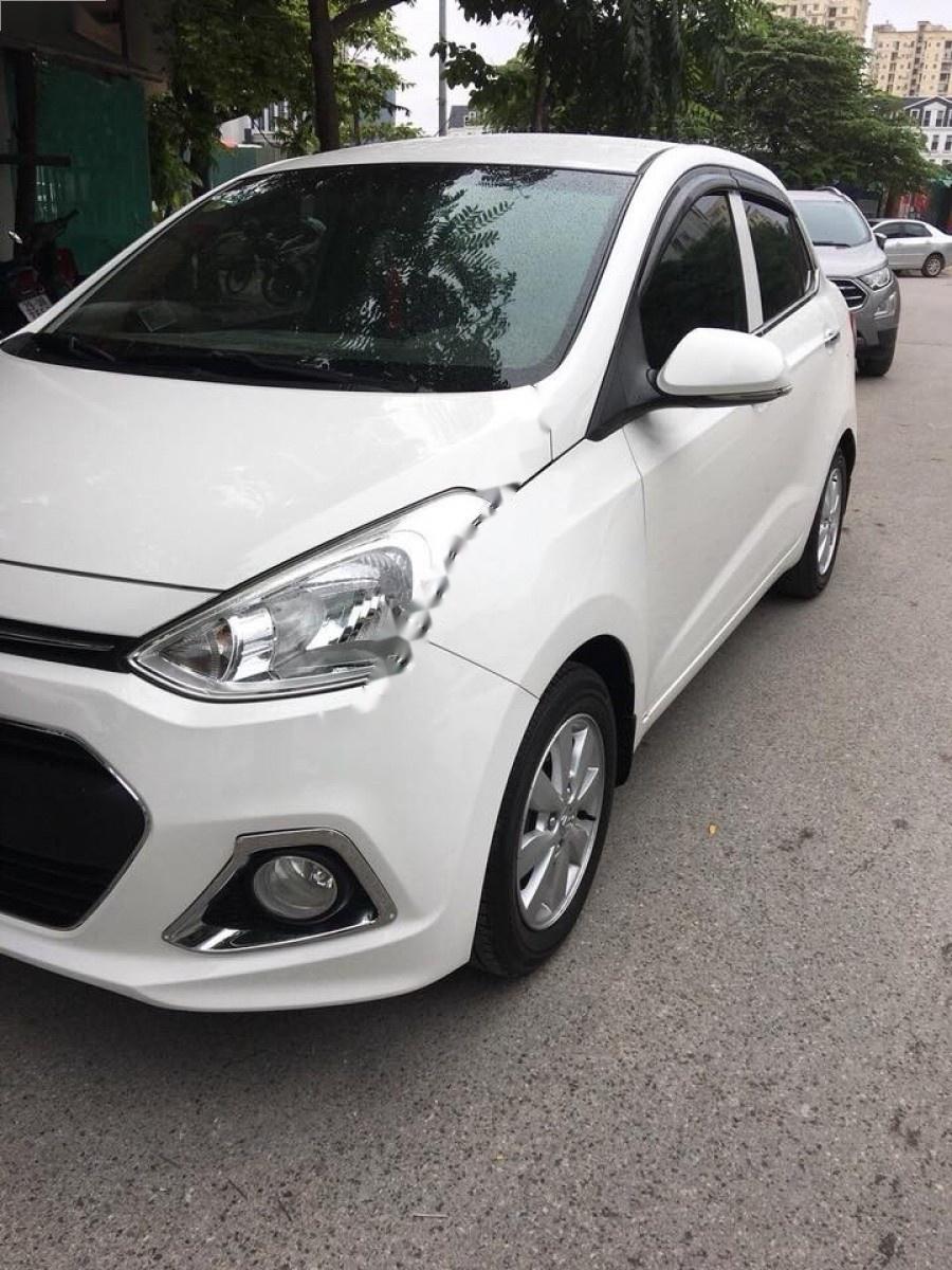 Hyundai Grand i10   1.2 MT 2016 - Cần bán gấp Hyundai Grand i10 1.2 MT đời 2016, màu trắng, xe nhập  