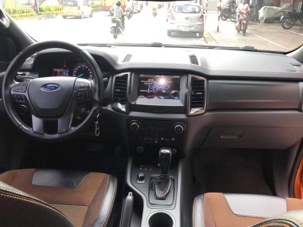 Ford Ranger Wildtrak 3.2L 4x4 AT 2016 - Bán Ford Ranger Wildtrak 3.2L 4x4 AT 2016, màu nâu, nhập khẩu 