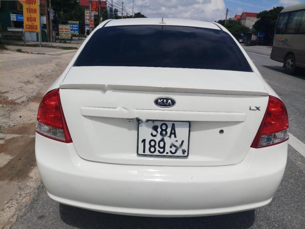 Kia Cerato 1.6 MT 2008 - Bán xe Kia Cerato 1.6 MT 2008, màu trắng, xe nhập  