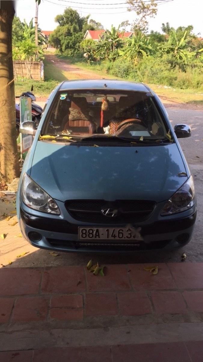 Hyundai Getz   2010 - Bán xe Hyundai Getz năm sản xuất 2010, màu xanh lam 