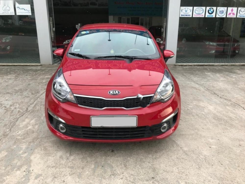 Kia Rio 1.4 AT 2017 - Bán Kia Rio 1.4 AT đời 2017, màu đỏ, nhập khẩu nguyên chiếc 