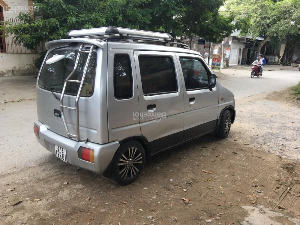 Suzuki Wagon R+   2002 - Bán gấp xe Wagon R+, màu bạc