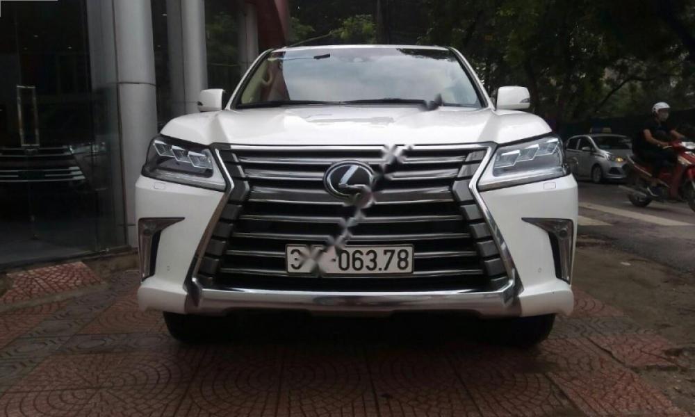 Lexus LX 570 2015 - Xe Lexus LX 570 đời 2015, màu trắng, nhập khẩu như mới