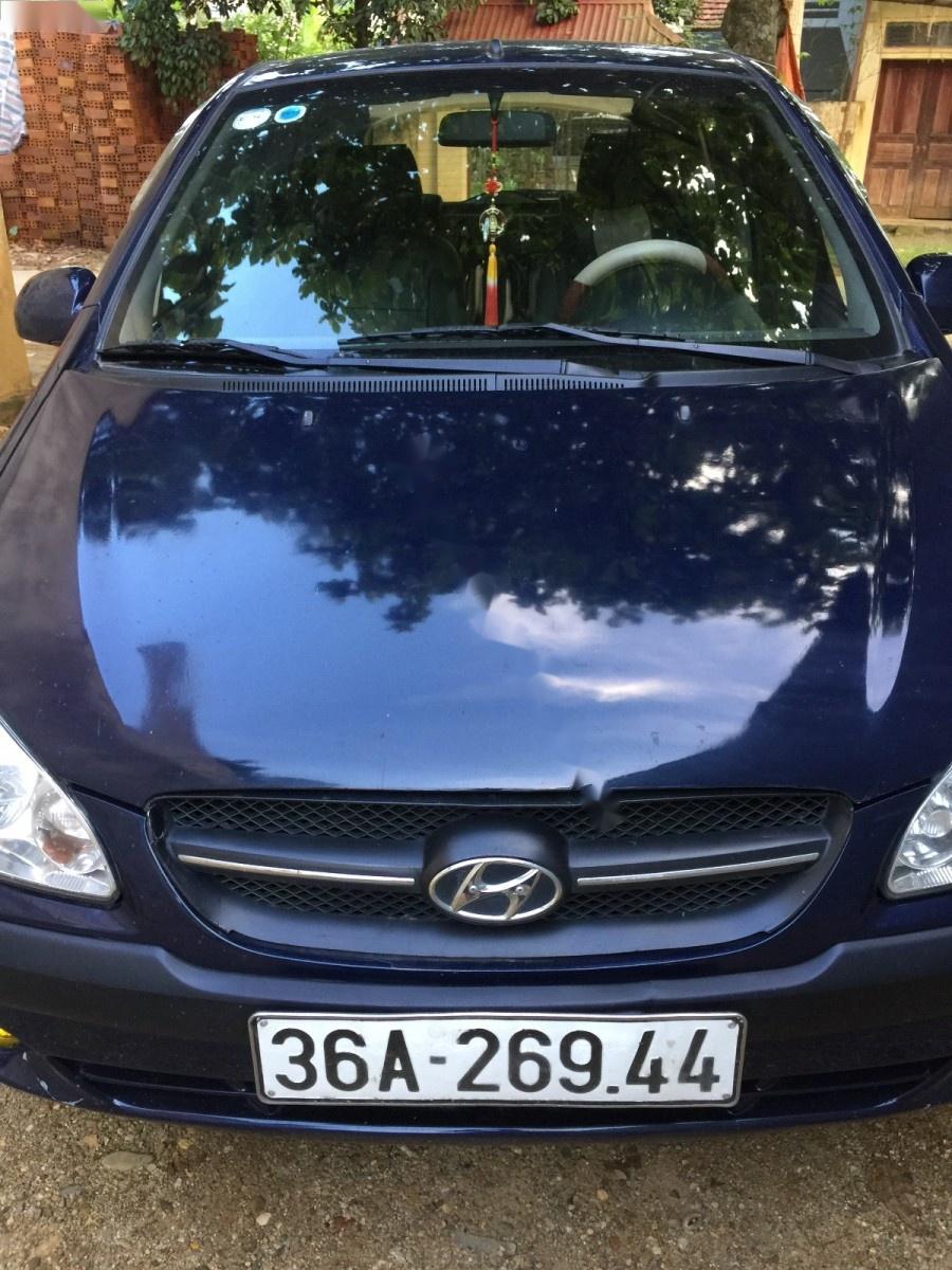 Hyundai Getz 1.1 MT 2008 - Bán Hyundai Getz 1.1 MT đời 2008, màu xanh lam, xe nhập