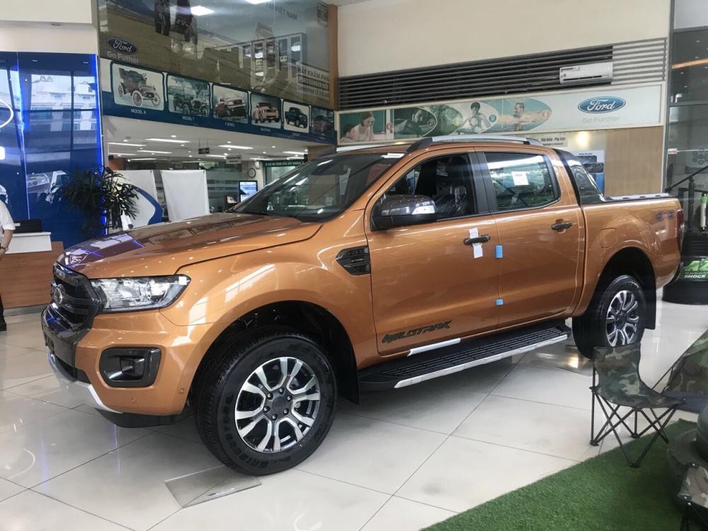 Ford Ranger 2.0 Bi-Turbo 2018 - Ford Ranger 2.0 Bi-Turbo mới 2018 màu cam nhập khẩu Thái Lan, giao xe sớm nhất Hà Nội, nhiều ưu đãi hấp dẫn