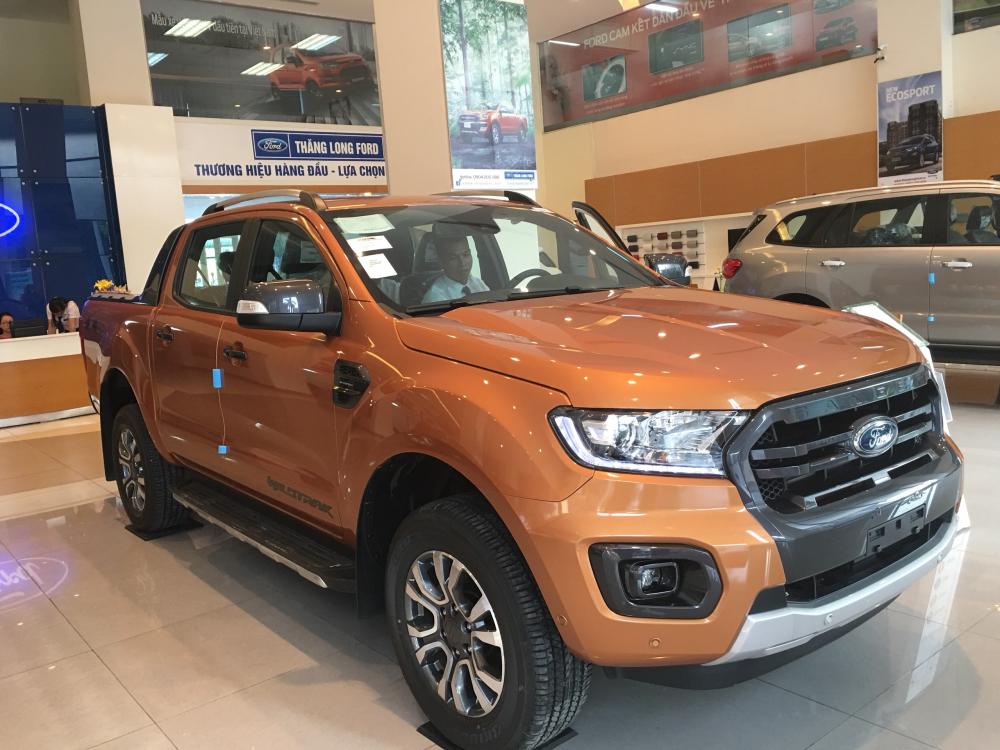 Ford Ranger 2.0 Bi-Turbo 2018 - Ford Ranger 2.0 Bi-Turbo mới 2018 màu cam nhập khẩu Thái Lan, giao xe sớm nhất Hà Nội, nhiều ưu đãi hấp dẫn