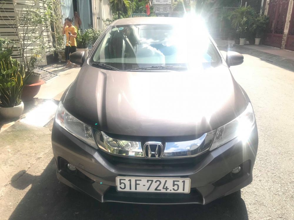 Honda City 1.5CVT 2016 - Bán Honda City 1.5CVT 2016, màu nâu