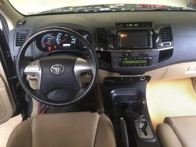 Toyota Fortuner 2015 - Cần bán xe Toyota Fortuner sản xuất 2015, màu đen, 839 triệu