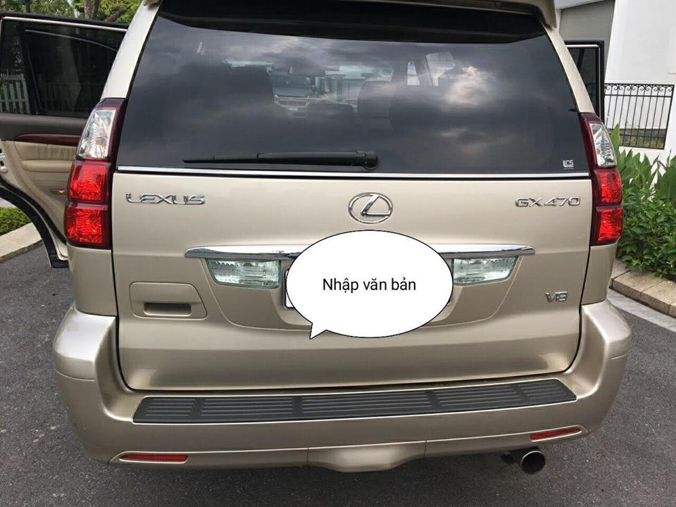 Lexus GX  470 2008 - Bán xe Lexus GX 470, màu vàng, nhập khẩu nguyên chiếc