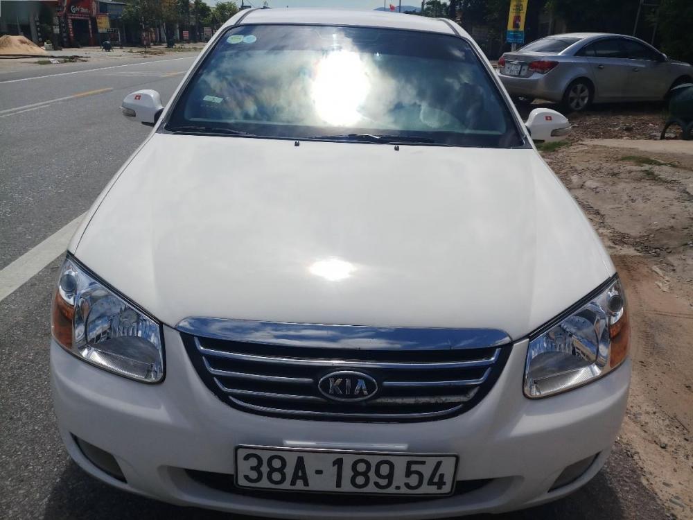 Kia Cerato 1.6 MT 2008 - Bán xe Kia Cerato 1.6 MT 2008, màu trắng, xe nhập  