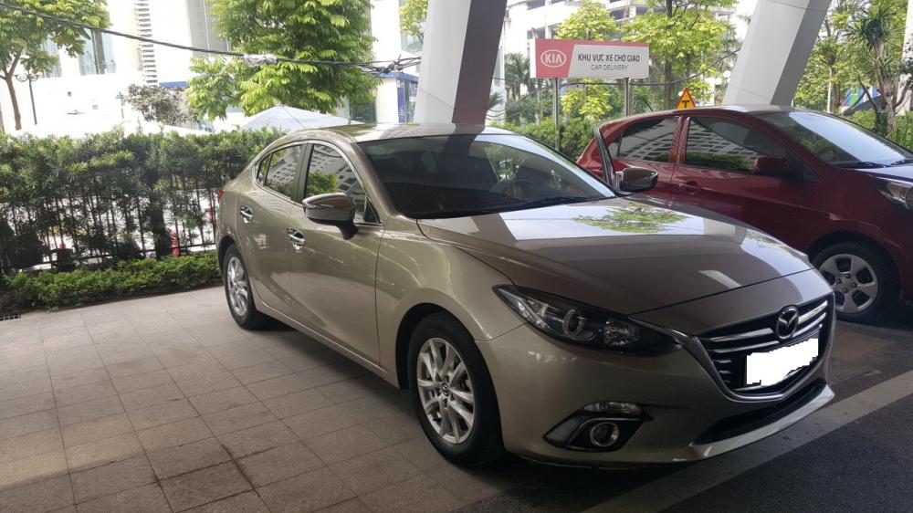 Mazda 3 1.5 AT  2015 - Bán xe Mazda 3, xe Mazda 3 lướt, màu vàng cát