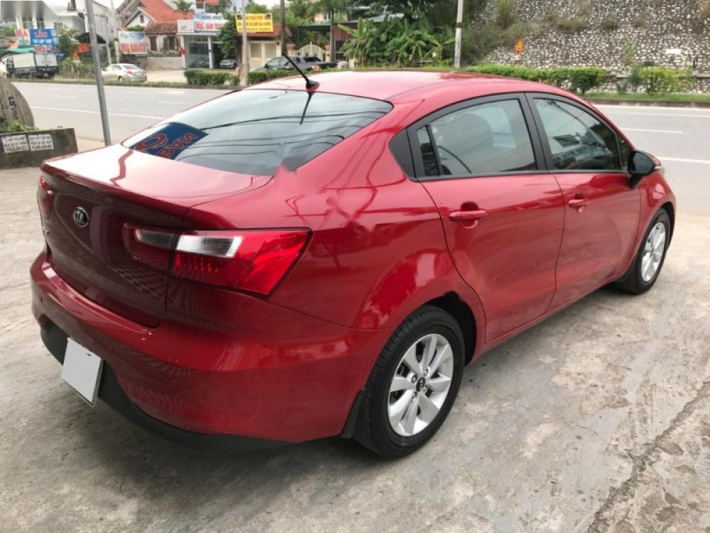 Kia Rio 1.4 AT 2017 - Bán Kia Rio 1.4 AT đời 2017, màu đỏ, nhập khẩu nguyên chiếc 