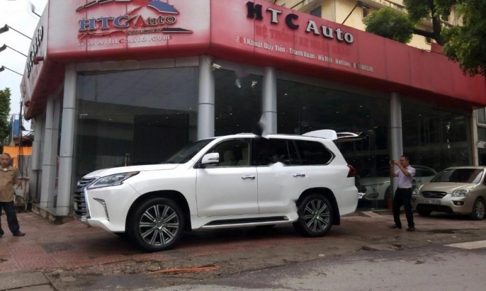 Lexus LX 570 2015 - Xe Lexus LX 570 đời 2015, màu trắng, nhập khẩu như mới