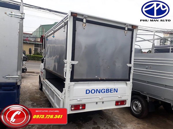 Cửu Long A315 2018 - Xe tải nhẹ Dongben thùng cánh dơi dài 2m4-Tải trọng 770kg.