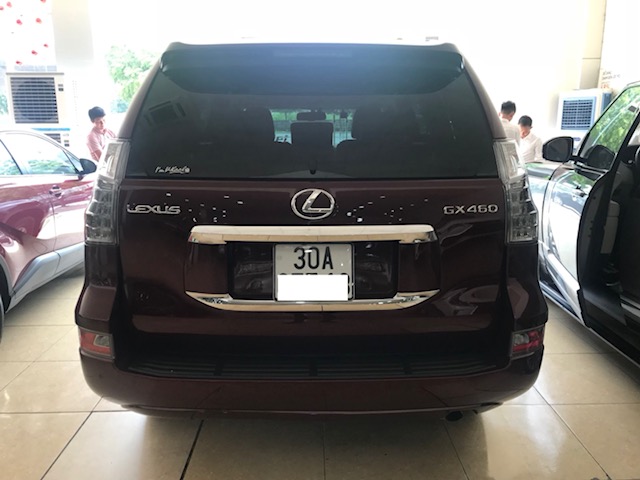 Lexus GX460 Luxury 2015 - Bán Lexus GX460 Luxury, sản xuất 2015, đăng ký 2015 chính chủ từ đầu, màu đỏ mận