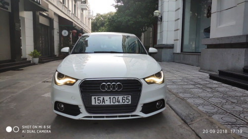 Audi A1   1.4 AT  2010 - Bán xe Audi A1 1.4 AT 2010, màu trắng, xe nhập