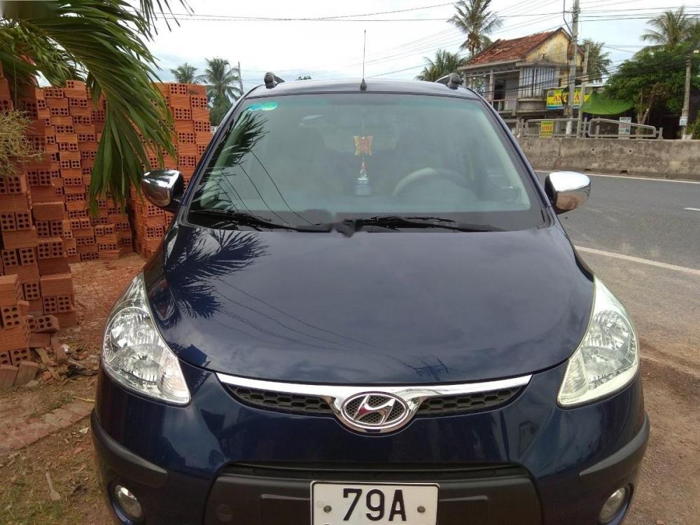 Hyundai i10 MT 2008 - Cần bán lại xe Hyundai i10 Mt đời 2008, màu xanh lam, nhập khẩu Ấn Độ