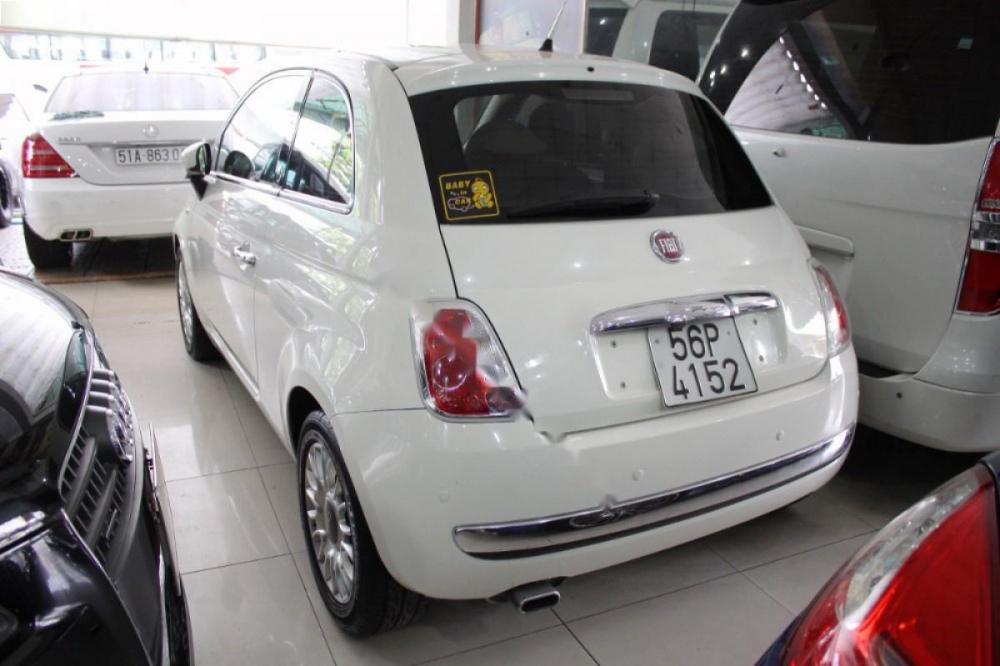 Fiat 500 1.2 AT 2009 - Bán Fiat 500 1.2 AT sản xuất năm 2009, màu trắng, xe nhập