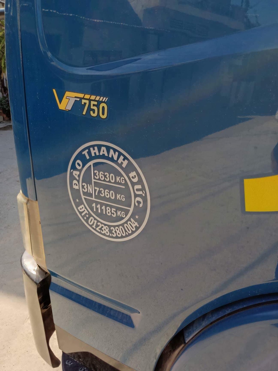 Veam VT750 2016 - Bán xe tải Veam VT750 7.5 tấn, màu xanh lam