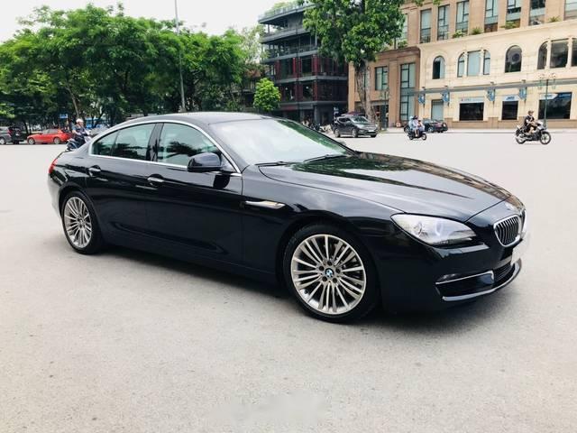 BMW 6 Series  640i  2014 - Cần bán gấp BMW 6 Series 640i 2014, màu đen