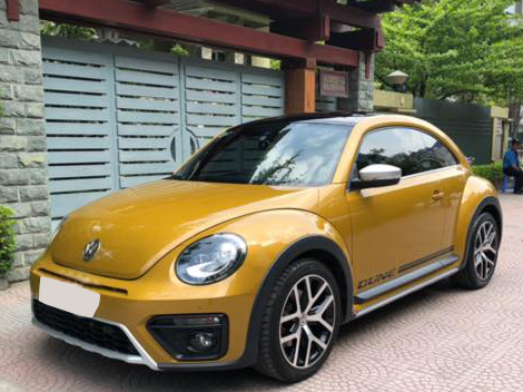 Volkswagen Beetle Dune  2017 - Cần bán Volkswagen Beetle Dune năm 2018, màu vàng, nhập khẩu, biển VIP