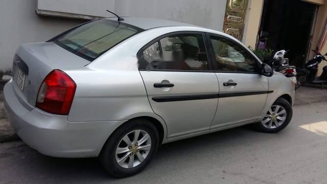 Hyundai Verna   2008 - Cần bán lại xe Hyundai Verna 2008, màu bạc, nhập khẩu nguyên chiếc số tự động, giá chỉ 185 triệu