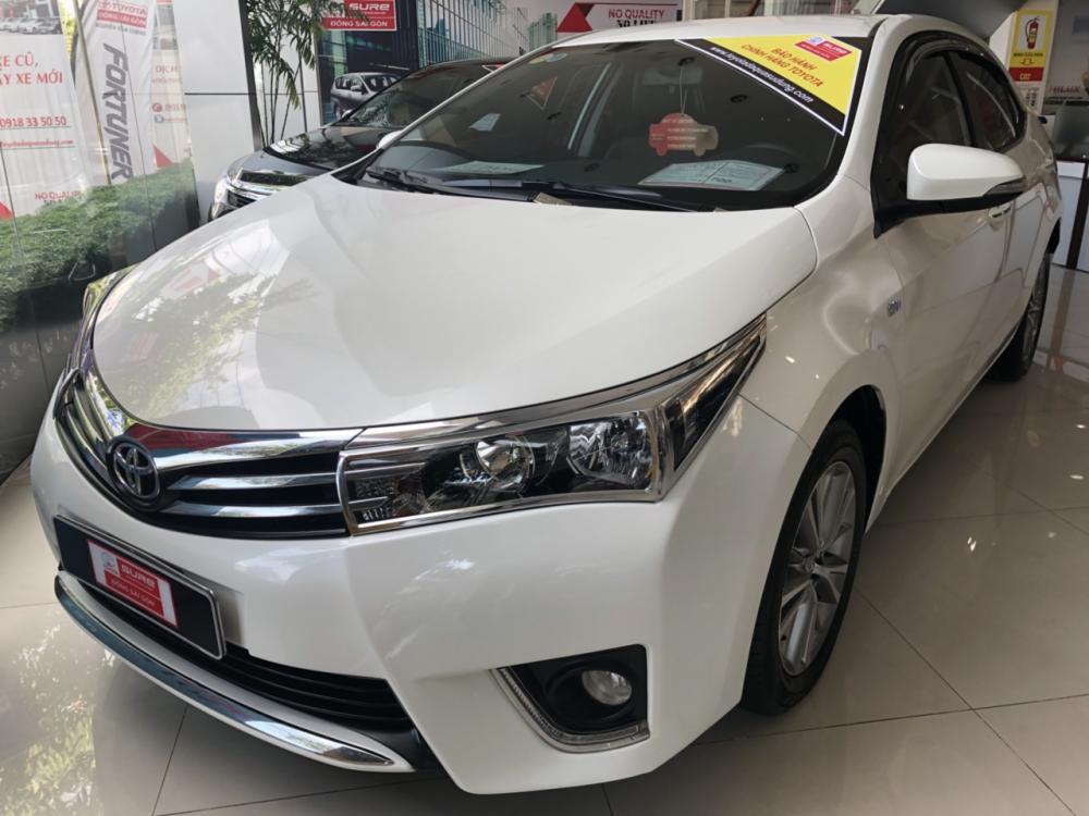 Toyota Corolla altis G 2015 - Bán ô tô Toyota Corolla Altis G sản xuất năm 2015, màu trắng, giá tốt