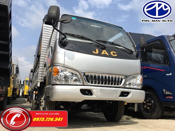 2018 - Xe tải JAC 2T4 thùng dài 3m7- Giao xe tận nhà