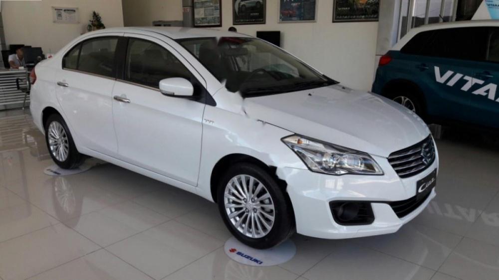 Suzuki Ciaz  1.4 AT 2018 - Bán xe Suzuki Ciaz 1.4 AT đời 2018, màu trắng, nhập khẩu