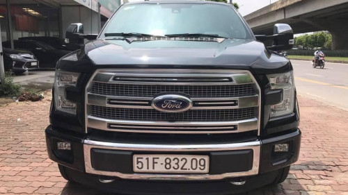 Ford F 150 Platinum  AT  2015 - Bán xe Ford F 150 Platinum  AT sản xuất 2015, màu đen, nhập khẩu