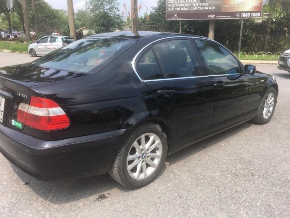 BMW 3 Series 318i 2005 - Cần bán BMW 3 Series 318i đời 2005, màu đen chính chủ