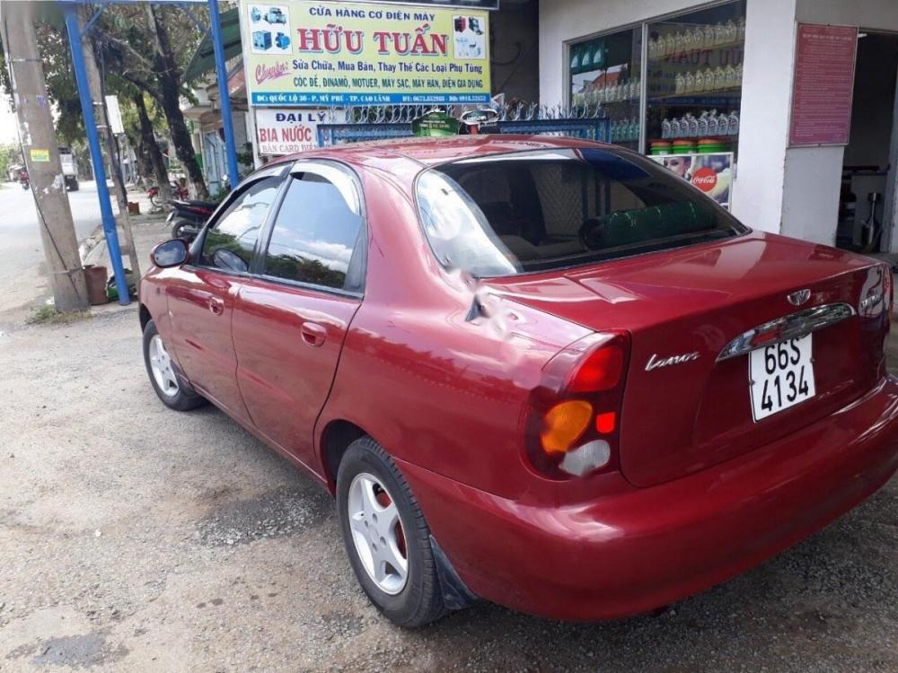 Daewoo Lanos SX 2003 - Bán xe Daewoo Lanos SX năm sản xuất 2003, màu đỏ, xe gia đình