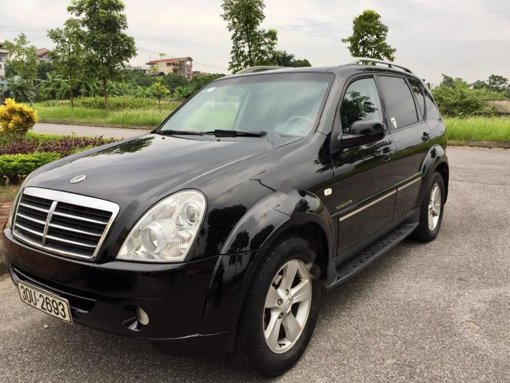 Ssangyong Rexton II 2008 - Bán xe Ssangyong Rexton II 2008, màu đen, xe nhập, giá chỉ 385 triệu