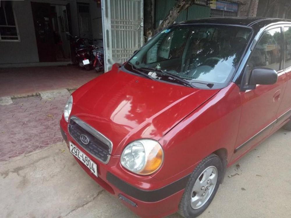 Kia Visto 0.8 AT 2004 - Bán Kia Visto 0.8 AT 2004, màu đỏ, xe nhập 

