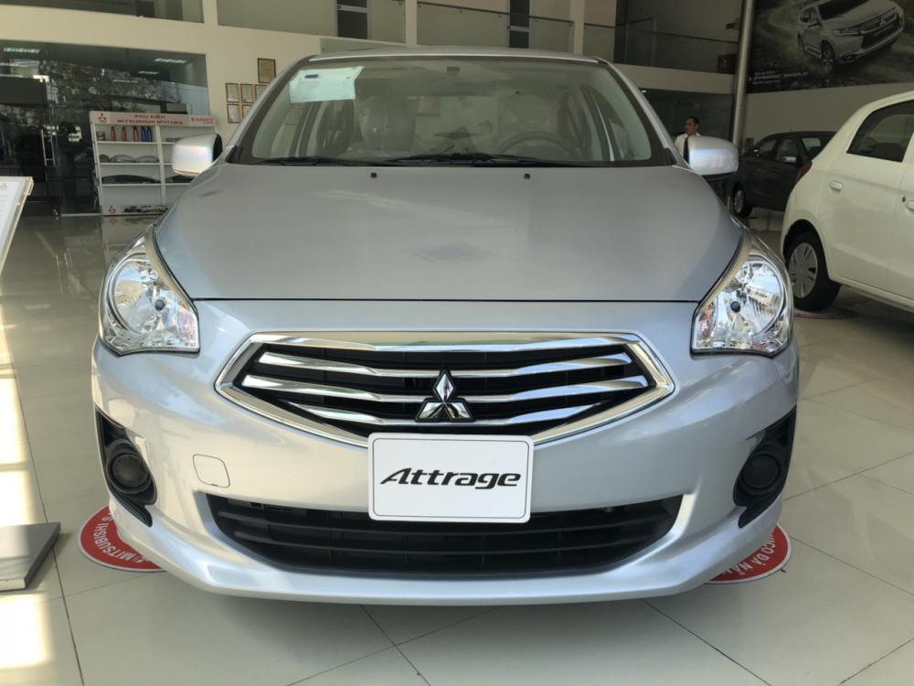 Mitsubishi Attrage 2018 - [Siêu rẻ] Mitsubishi Attrage nhập Thái, 5L/100km, xe chạy Grab hiệu quả, cho vay 80% - LH ngay: 0905.91.01.99 Phú