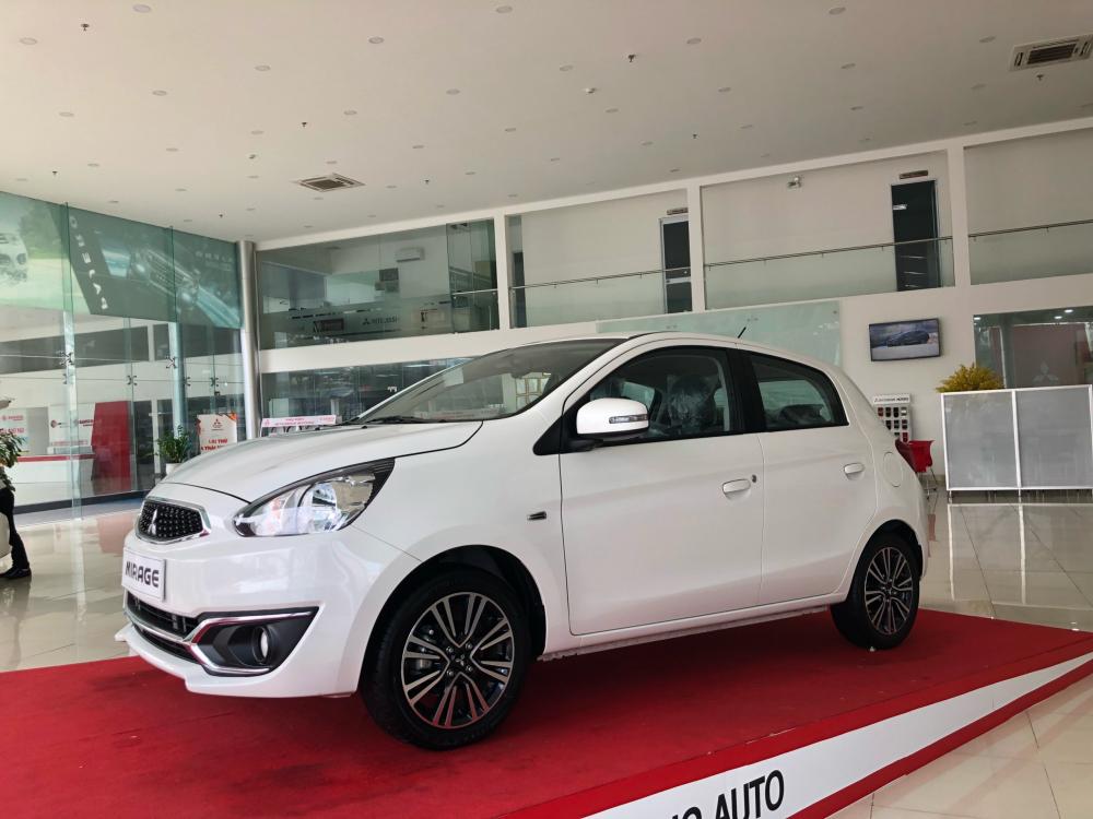 Mitsubishi Mirage 2018 - [Siêu giảm] Mitsubishi Mirage giá cực rẻ, màu trắng, nhập khẩu Thái, lợi xăng 5L/100km, cho góp 80%